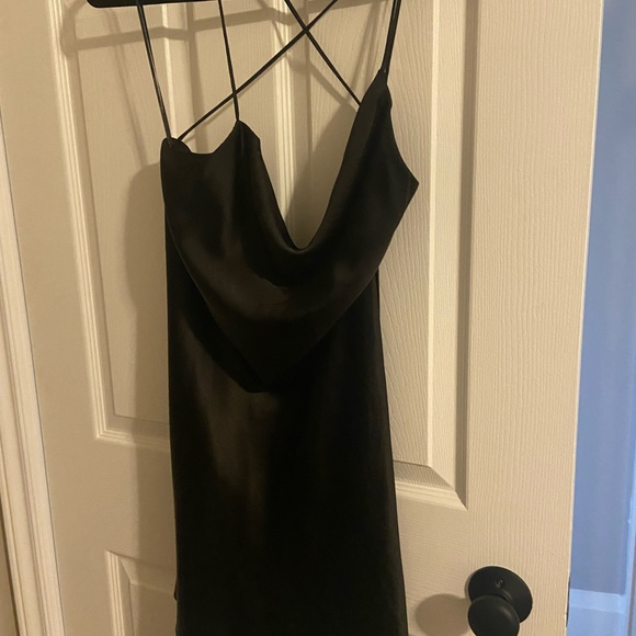Silk cami low back dress - Picture 3 of 4